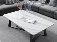 RAIDSTONE - Журнальный стол белый мрамор
