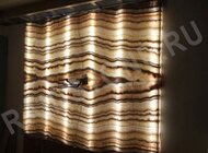 RAIDSTONE - Панно из оникса Miele с подсветкой на стену