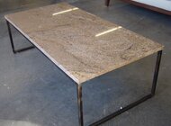 RAIDSTONE - Журнальный стол коричневый мрамор