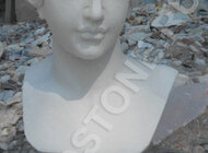 RAIDSTONE - Скульптура из белого мрамора Дионисис