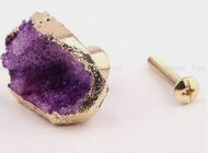 RAIDSTONE - Ручка с фиолетовым натуральным камнем