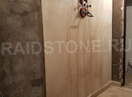 RAIDSTONE - Монтаж мраморных слэбов на стены и пол ванной