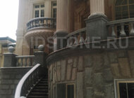RAIDSTONE - Облицовка цоколя и фасада здания МАФ
