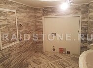 RAIDSTONE - Облицовка пола и стен ванной мрамором Лучидо Луна