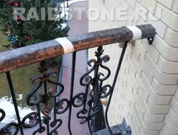 Балконные перила из гранита