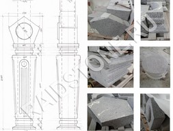 Колонна из гранита G603