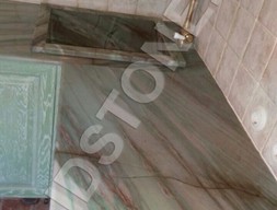 Столешница с мойкой из гранита Блю Коньен